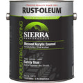 Interior/Exterior Paint, Glossy, Water Base, Safety Blue, 1 gal