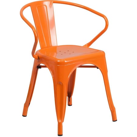 Contemporary Chair, 21-1/2 in W 19" L 27-3/4" H, Integrated