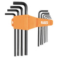 Long Hex Key Set, Metric, 10-Piece