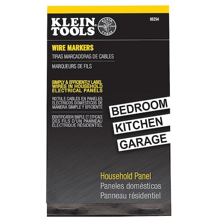 Wire Marker Book-Electrical Panel