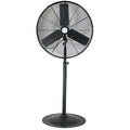 Standard-Duty Industrial Fan, Pedestal Mount, 120V AC, 10,205/9,855/9,447 cfm
