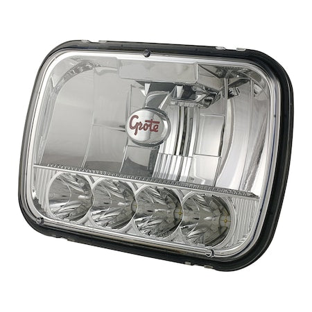 5"" X 7"", CLEAR, LED, HI/LO BEAM HEADLAM