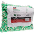 Not Applicable Disposable Foam Earplugs, Bullet Shape, 32 dB, Green, White, 500 PK