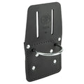 Hammer Holder, Slotted Connection, Metal, Black, Leather