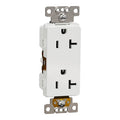 Straight Blade Receptacle, 5-20R, 20 A, 125V AC, 2 Pole, Flush Mount, Self-Grounded