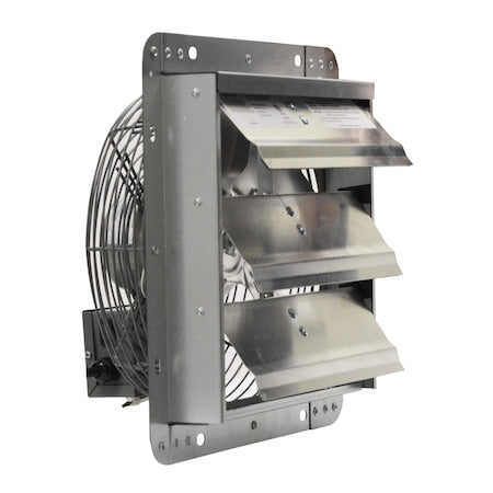 Shutter Fan, 10In Bld Dia, Galvalume, 120