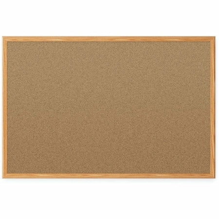 Bulletin Board, 36 in. H, 48 in. W, Oak
