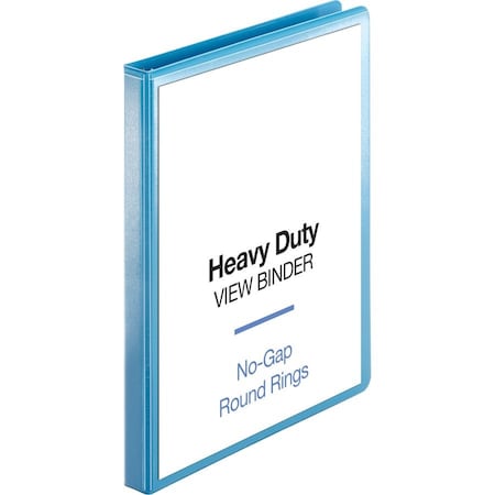 Ring Binder,Light Blue,Clear Sleeve