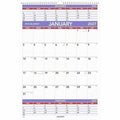 Wall Calendar,White,22 3/4"" H,15 1/2"" W