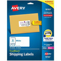 2" x 4" White Shipping Labels, Pk100