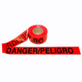 Barricade Tape, 2.0 Mil, Red, PK12