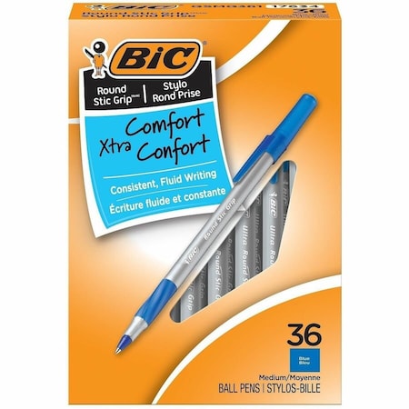 Pen Set, Blue/Gray, Plastic, PK36