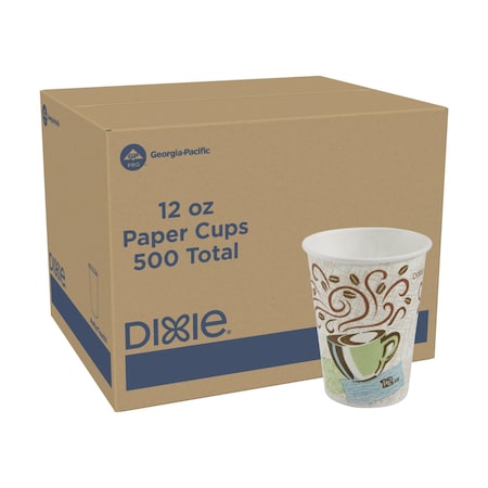 Disposable Hot cup 12 oz. White, Paper, Pk500