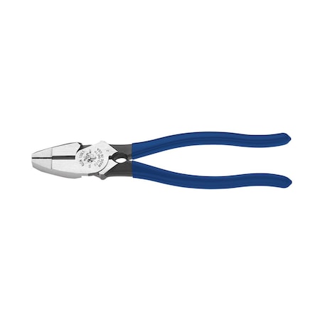 9 3/8 in Linemans Plier High Leverage, Steel