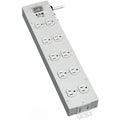 Power Strip, Surge, 5-15R, 5-15P, 15 ft., Light Gray