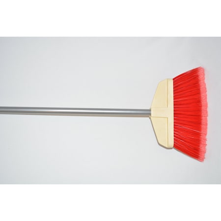 13 in Sweep Face Upright Broom, 5 3/4 in L Bristles
