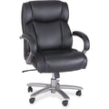 Big and Tall Chair Chair, Big And Tall, Mid-Back, 400 lb., Loop Arms, 19-1/2" to 22-3/4" Height, Black