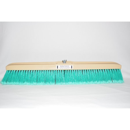 24" Green Brush, Synthetic Fiber