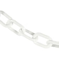 2"" x 300' White Heavy Duty Plastic Safety Chain