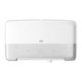 Toilet Paper Dispenser, Plastic, White