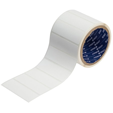 Pre-Cut Label Stock Roll, White, Matte