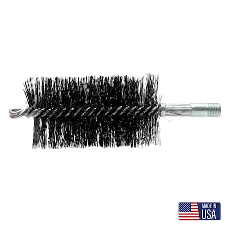 Flue Brush,2-1/2"" dia.,Tempered Wire