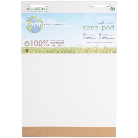 Self-Stick Easel Pad, White, PK2