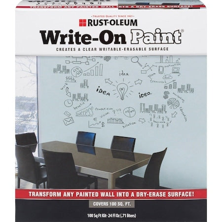 Write-On Paint,100 sq. ft.,Clear,24 oz.