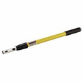 20" to 40" Push In Extension Handle, Yellow, Aluminum