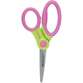 Scissors, 5" Kids Ultra Soft Handle Scissor, Pointed, W/ Anti-Microbial