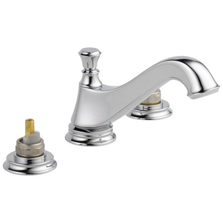 Cassidy Two Handle Widespread Bathroom Faucet - Low Arc Spout - Less Handles