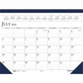 Desk Pad Calendar,Blue,22"" H,17"" W