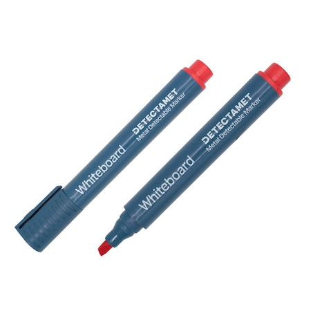 Metal Detectable Dry Erase Marker Set, Round Barrel, PK10