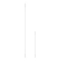 Linear LED Light Bulb, 2 ft L, 12 W, Glass