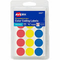 Removable Color-Coding Labels, Re, PK315