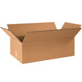 24 in x 12 in x 8 in Shipping Box, Kraft, Corrugate, Double Wall, 48 ECT
