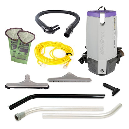 Super Coach Pro 10, 10 qt. Backpack Vacuum w/ Remediation Tool Kit