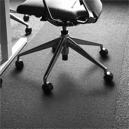 Chair Mat 60"x118", Rectangular Shape, Clear, for Carpet