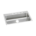 Bowl Drop-In Sink,31""x22""x4.5"",Gray