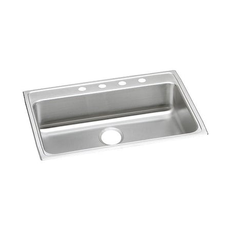 Bowl Drop-In Sink,31""x22""x4.5"",Gray