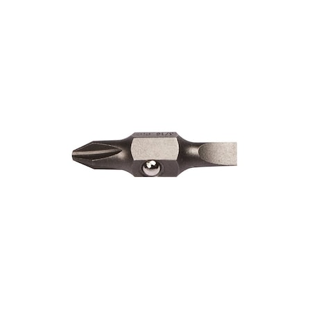 Bit for Stubby No 2 PH 3" Slotted, PK2