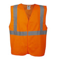 Safety Vest, Type R, Class 2, Orange Solid