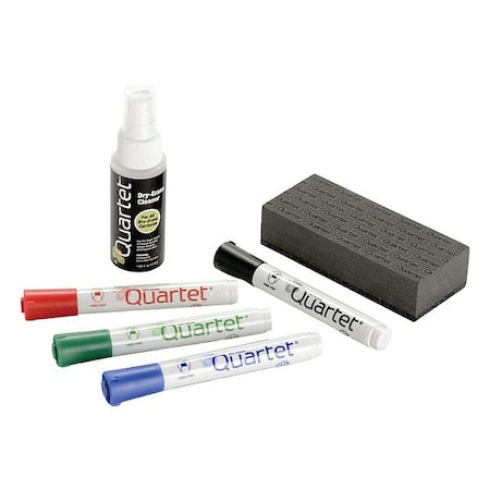 Dry Erase Marker and Eraser Set, PK4