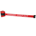 Wall Mounted Retractable Belt Barrier, 2"