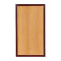 Two-Tone Cherry/Mahogany Resin Top, 30" x