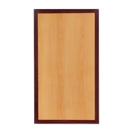 Two-Tone Cherry/Mahogany Resin Top, 30" x