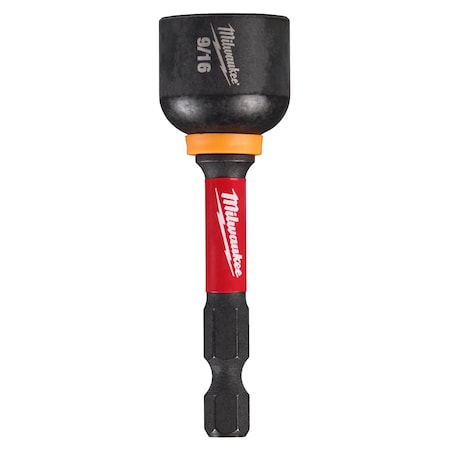 Nut Driver, 2 9/16 in L, Hex