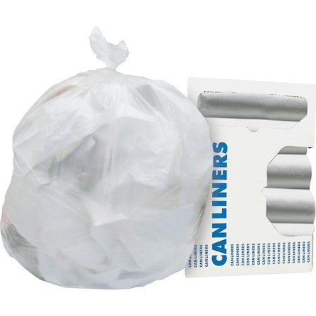 Trash Bag, 38X60, Natural, 16Mic, HDPE, PK200
