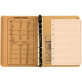 1/2" Six Ring Field Round Binder, Tan
