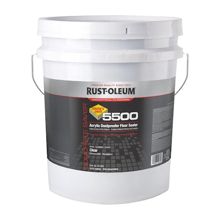 5 gal Sealer, Semi-Gloss Finish, Clear, Water Base